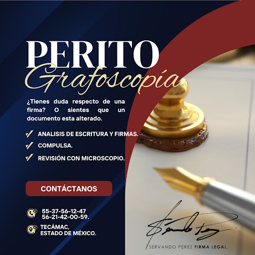 SERVANDO PÉREZ, Firma Legal.