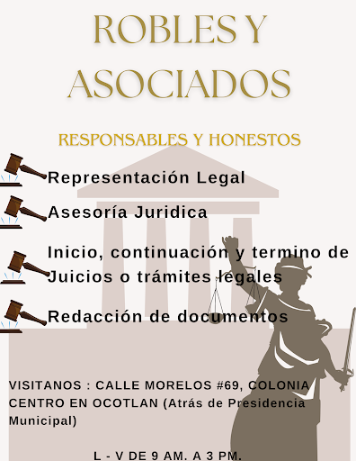 BUFETE JURIDICO ROBLES Y ASOCIADOS