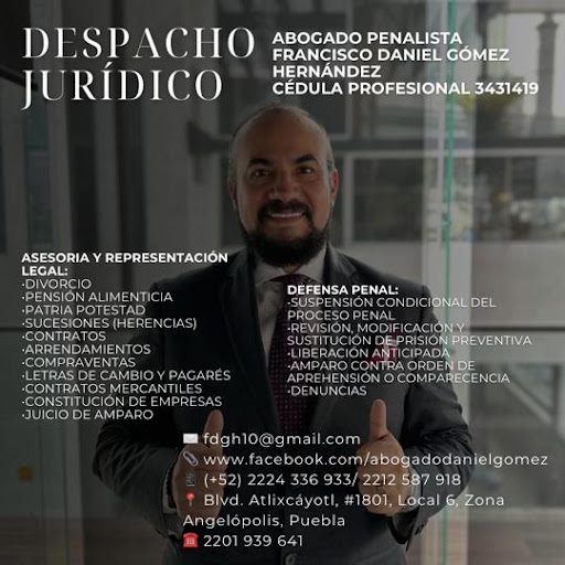 Abogado Francisco Daniel Gómez Hernández, Despacho Jurídico