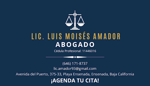 Lic. Luis Moisés Amador - Abogado