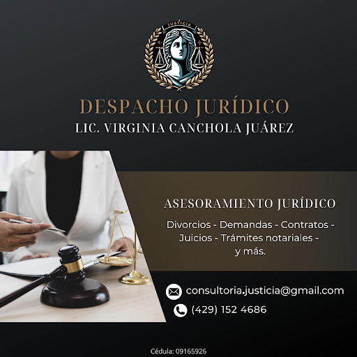 Despacho jurídico, Licenciada Virginia Canchola Juárez