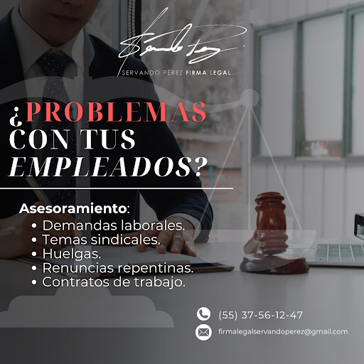 SERVANDO PÉREZ, Firma Legal.