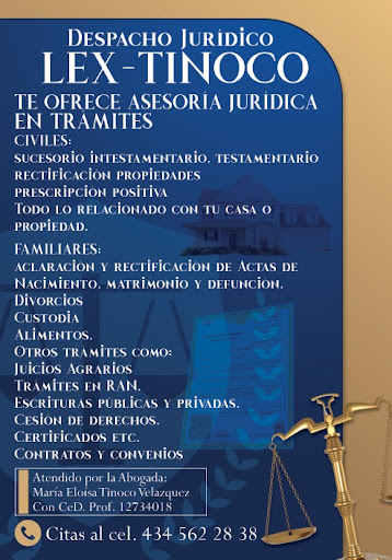 DESPACHO JURÍDICO LEX TINOCO