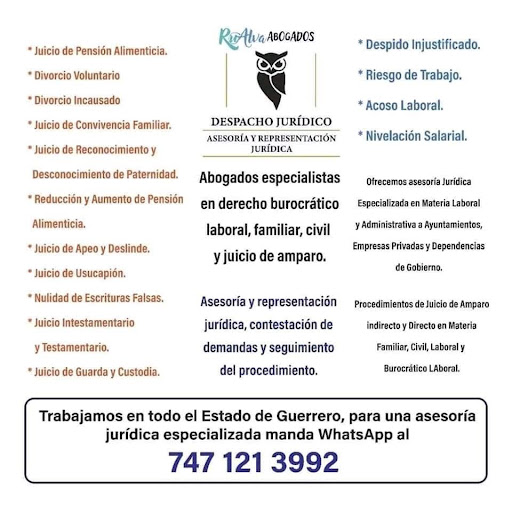 RuAlva Abogados Asesoría & Representación Jurídica en el Estado Guerrero.