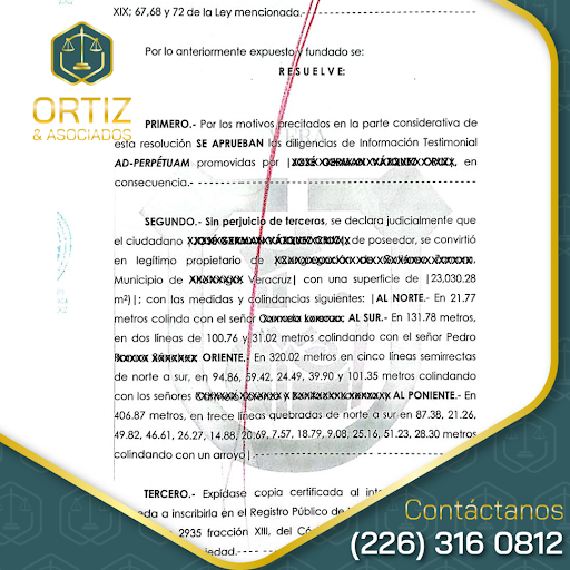 Despacho Jurídico Ortiz & Asociados